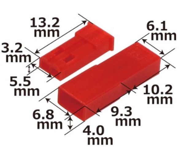 画像2: (S5)BECコネクター(シルバー)2ペア 2680 (2)