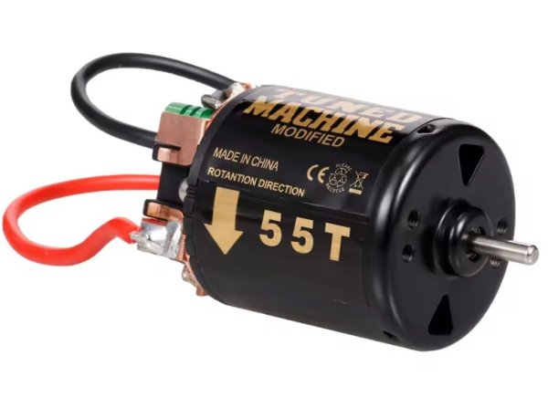 画像1: 540ブラシ付 モーター 55T (1)