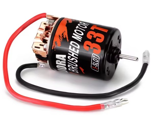 画像1: INJORA 550ブラシモーター 33T 5スロット 防水 1/10RC (1)