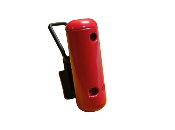 画像2: エアコンプレッサー 1/10 赤 ミニチュア (2)