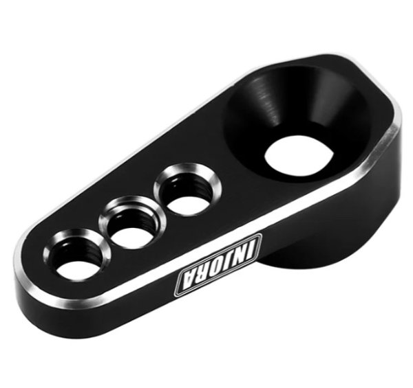 画像1: INJORA 25T アルミ製サーボホーン 1/18 TRX4M 純正サーボ用4M-12BK (1)