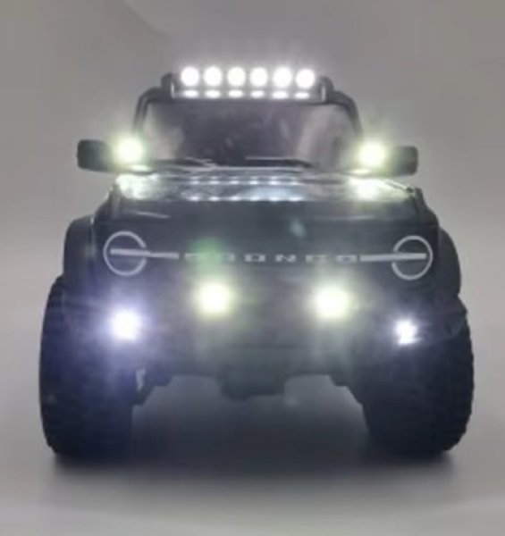 画像2: フロント ユニバーサルスクエアフォーカス 1/18 RC TRX4-M ディフェンダー D90 D110 (2)