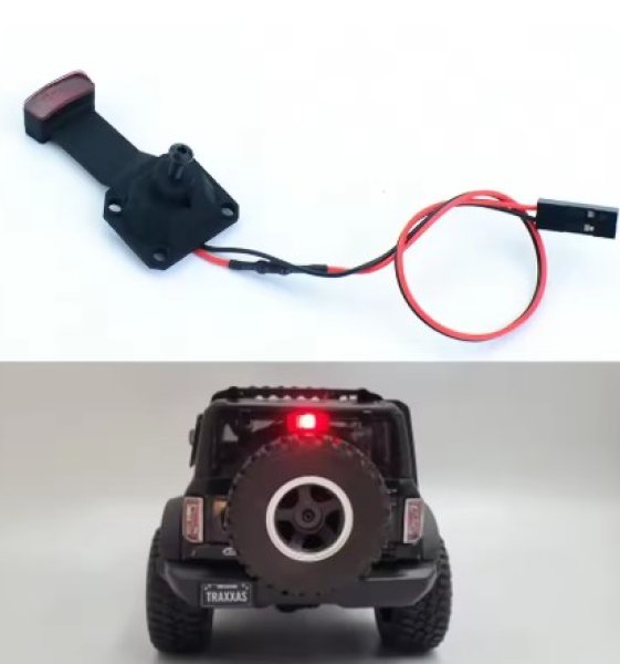 画像1: センターリアブレーキランプ TRX4-M ブロンコ用 1/18 RC TRXー4M (1)