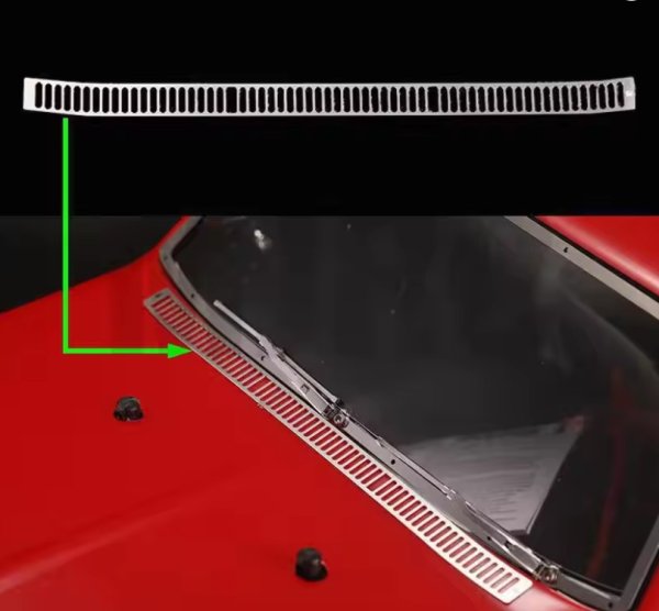 画像1: 1/10RC メタル装飾シートグリル TRX-4 ブレイザー (1)