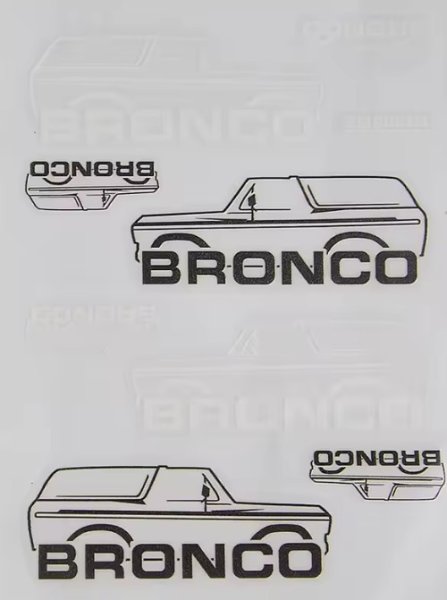 画像1: RC ブロンコステッカーB (1)