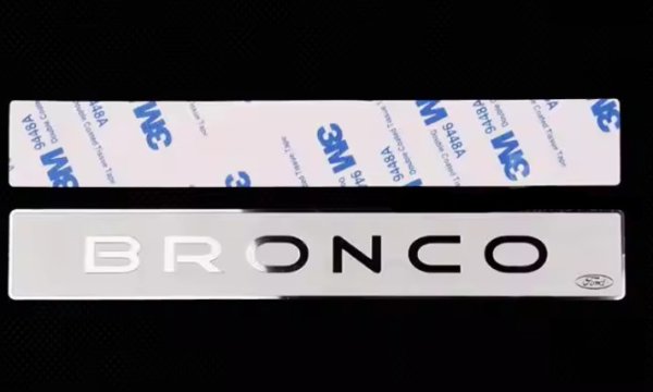 画像1: TRX-4 リアステンレススチールロゴ ブロンコ 82046ー4 (1)