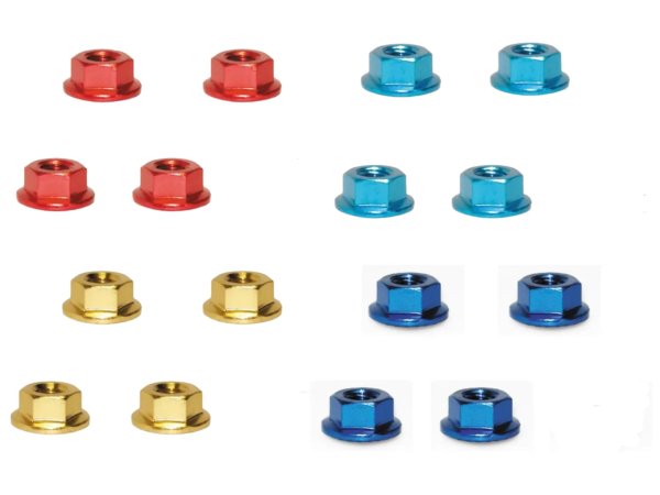 画像1: M4 セレート ホイールナット 4pcs SGE-04S (1)