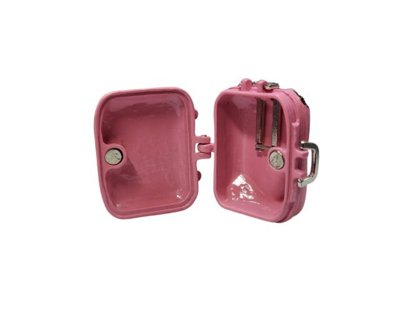 画像2: 1/10 クローラー用ガレージツール アタッシュケース ピンク (2)
