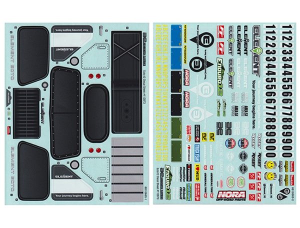画像1: Ecto デカールシート【Enduro12】AS41140 (1)