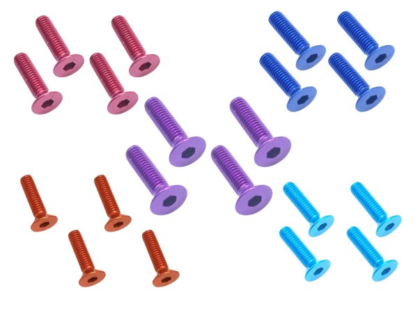 画像1: スクエア 70-75ジュラルミンヘックス皿ビス 3×12 4本入 SAR-312 (1)