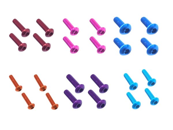 画像1: スクエア 70-75ジュラルミンヘックスボタンビス 3×12 4本入 NAR-312 (1)