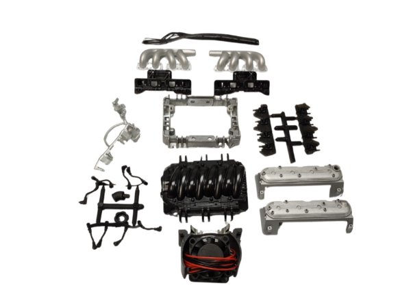 画像1: LS7 V8 Motor Cooling Fans Radiator Kit (1)