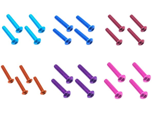 画像1: スクエア 70-75ジュラルミンヘックスボタンビス 3×15 4本入 NAR-315 (1)