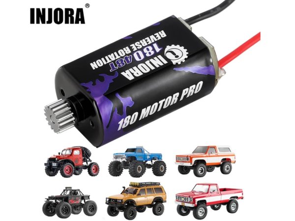 画像1: INJORA 180 ブラシ高トルクモーター FMS FCX18 FCX24 (1)