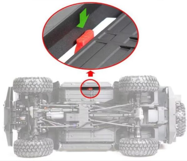 画像2: TRX4 ESC イージースタートトリガー電源スイッチ TRX 1/10 RC (2)