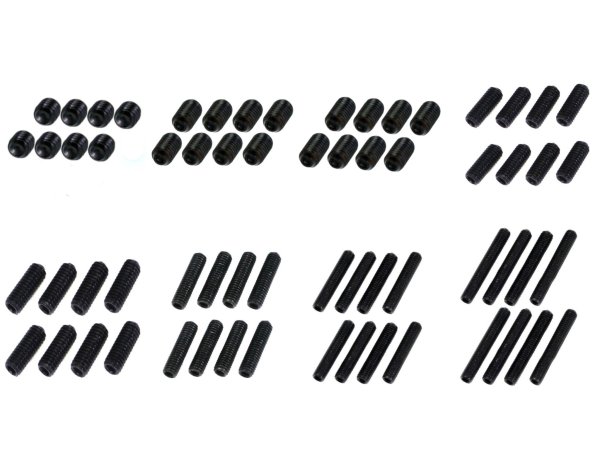 画像1: 3×〇mm スチール・セットスクリュー (8pcs) SSS3 (1)