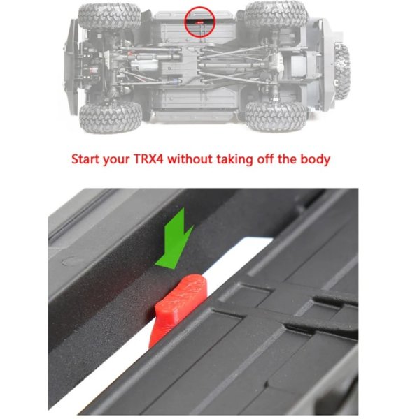 画像4: INJORA ESC イージースタートトリガー電源スイッチ トラックサス TRX-4 CRAW20161096 (4)