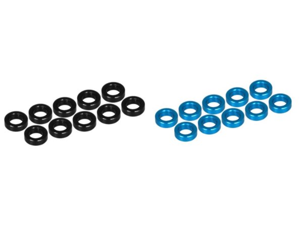 画像1: M3x5 アルミスペーサー 1.5mm厚 (10個入) AS5315U- (1)