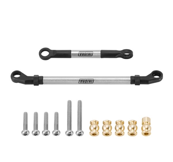 画像1: ステンレス ハイクリアランスシャーシ・ステアリングセット 1/24 FCX (1)