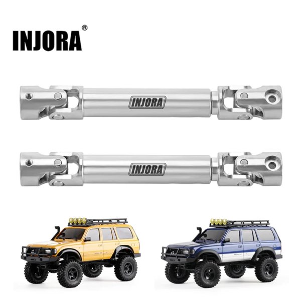 画像1: ステンレスドライブシャフト D型穴付き FMS FCX18 (1)