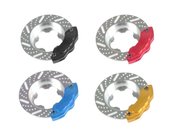 画像1: SP ステアリングホイール用+オフセット・ブレーキディスクセットC(パンチボール＆スリット) 3129 (1)