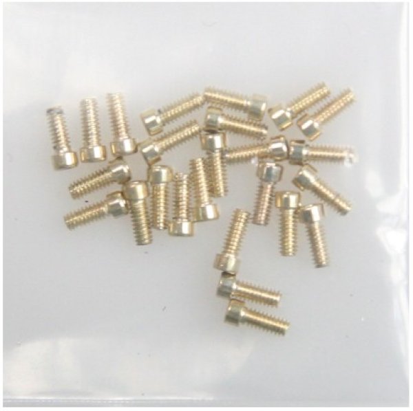 画像1: ホイールスクリュー・ゴールド23本:SPクローラーステアリング・ホイール用 3295 (1)