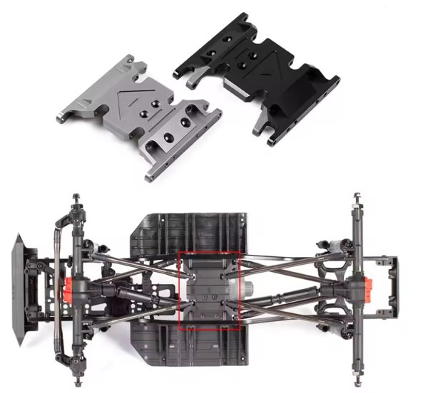 画像4: INJORA SCXII スキッドプレート 1/10RC (4)