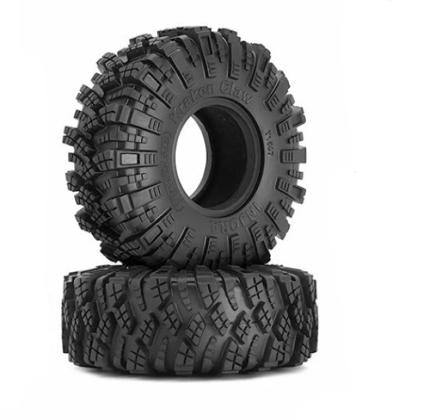 画像2: INJORA  1.55インチ 96.5*34.5mm クラーケンクロー M/T タイヤ(T1507)(2)  YQT-1507 (2)