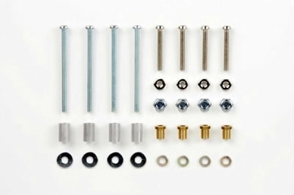 画像1: AO-1007 2mmロングビス・ロックナットセット 94385 (1)